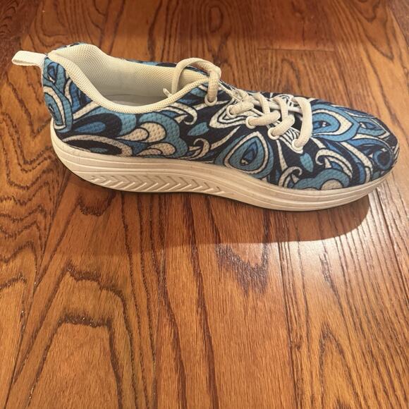 Rocker Bottom Sneakers 39 Blue Bohemian Womens 8.5 Breathable Swing Platform - Picture 4 of 15